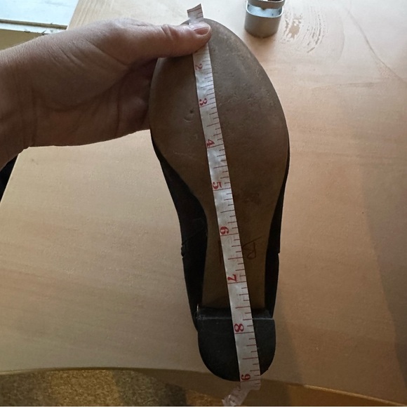 Coach Black Heeled Boots with Buckle Detail - Picture 7 of 7